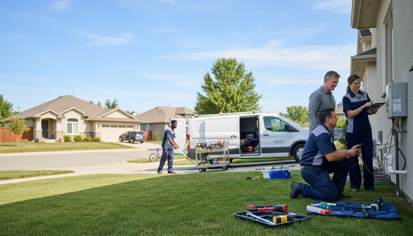 Tankless water heater service in Reeder, ND